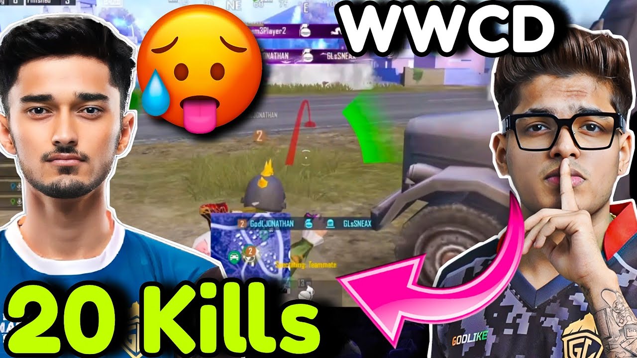 GODLIKE 20 Kills WWCD👑🥵 • Jonathan Jelly Domination🔥🔥