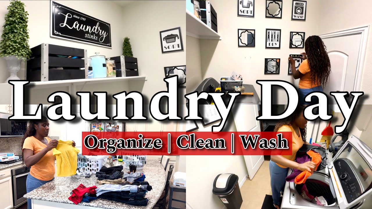 NEW EXTREME LAUNDRY MOTIVATION | LAUNDRY ROUTINES | Laundry Room Clean & Organize #laundryroutine