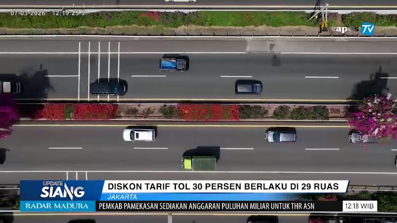Pemerintah Beri Diskon Tarif Tol Sebersab 30 Persen Saat Lebaran 2026