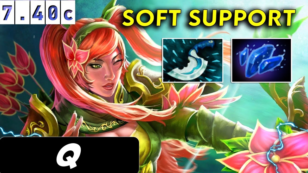 Q Windranger Soft Support - Dota 2  Patch 7.40c pro Player Gameplay