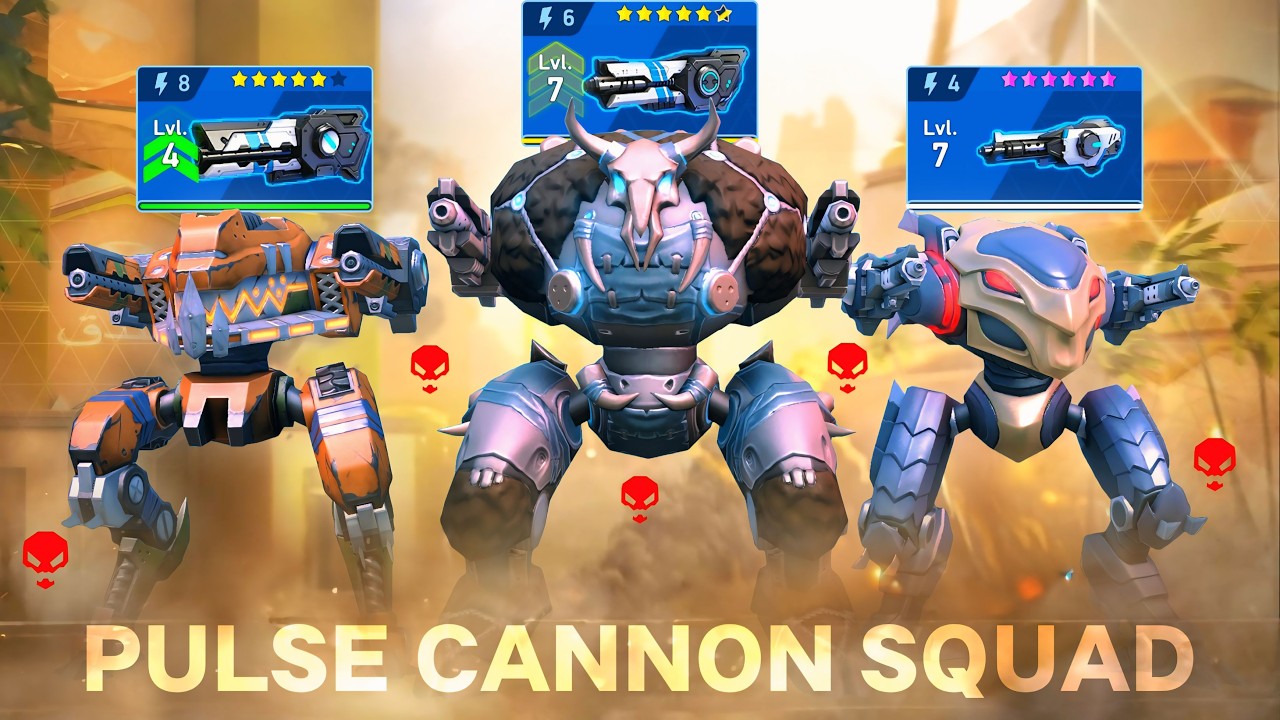 PULSE CANNON SQUAD - Zephyr Shadow Juggernaut - Mech Arena