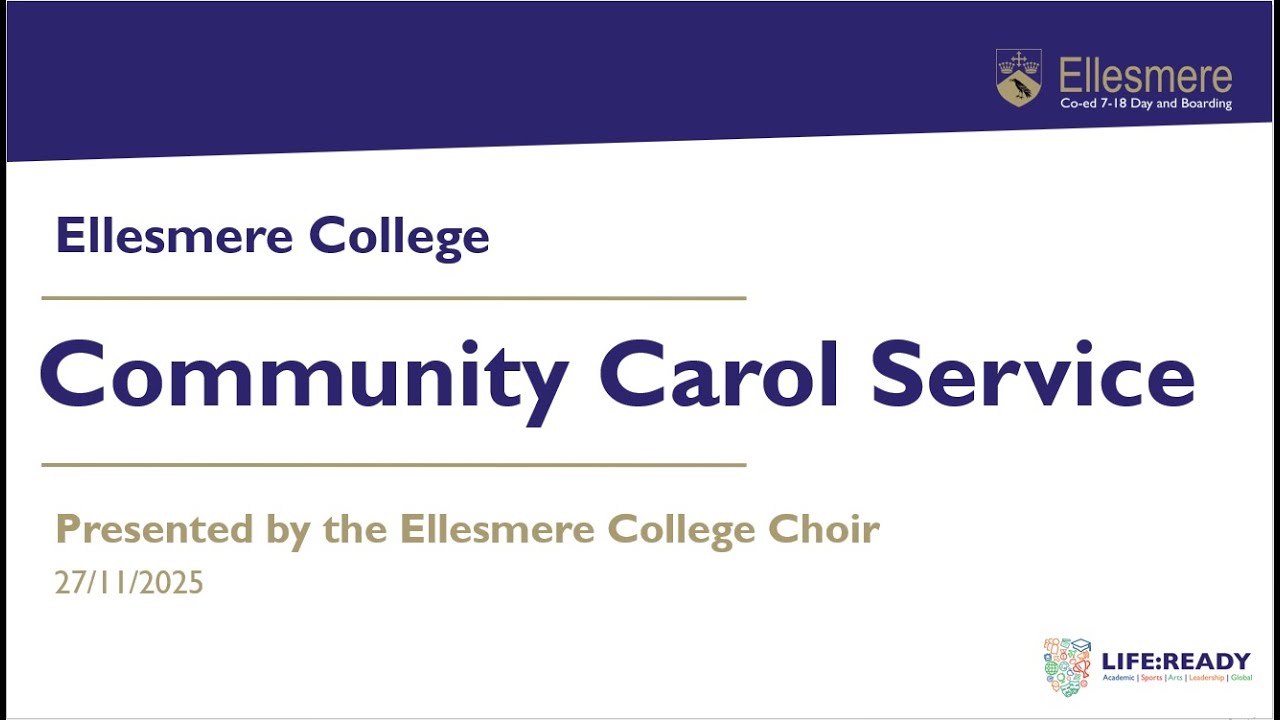 Ellesmere College Community Carol Service 2025