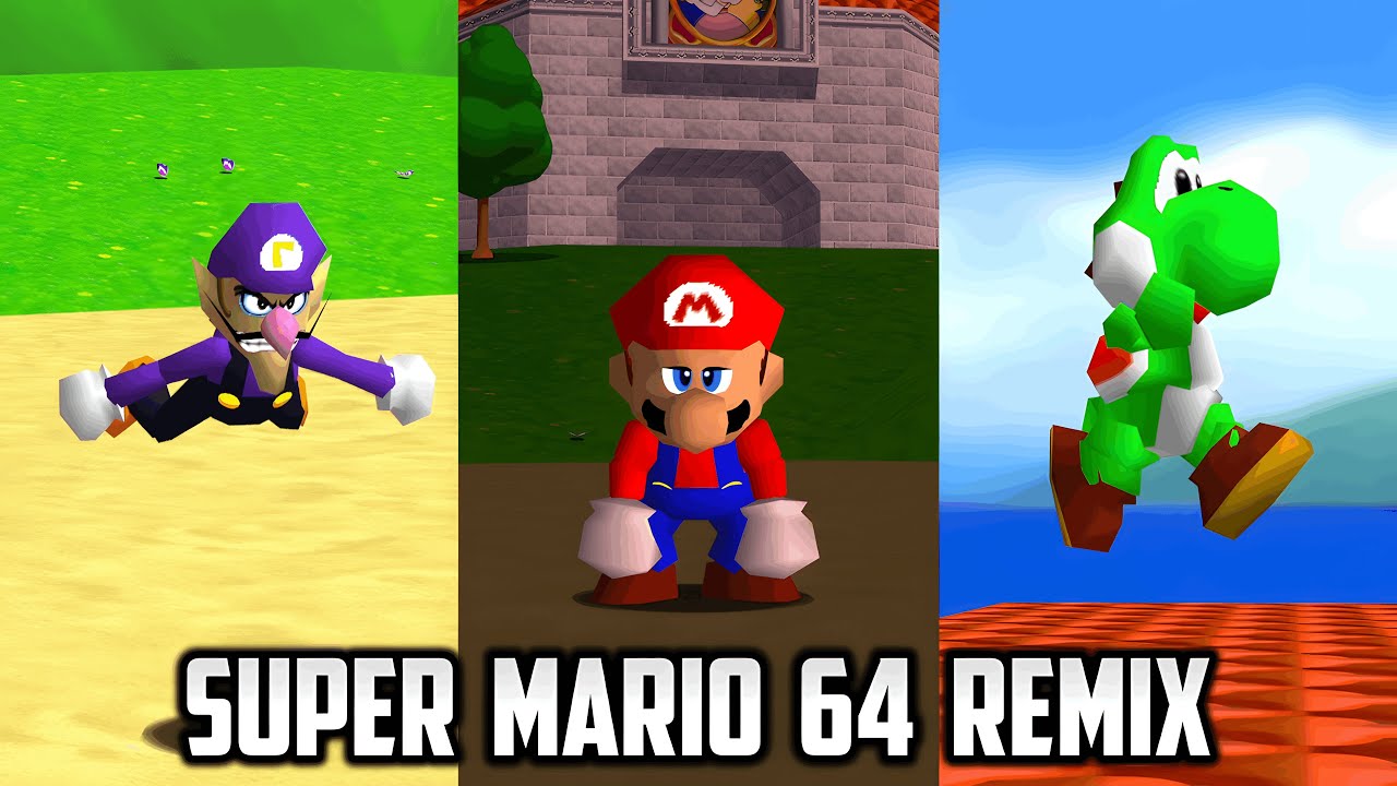 ⭐ Super Mario 64 PC Port - Super Mario 64 Remix v4
