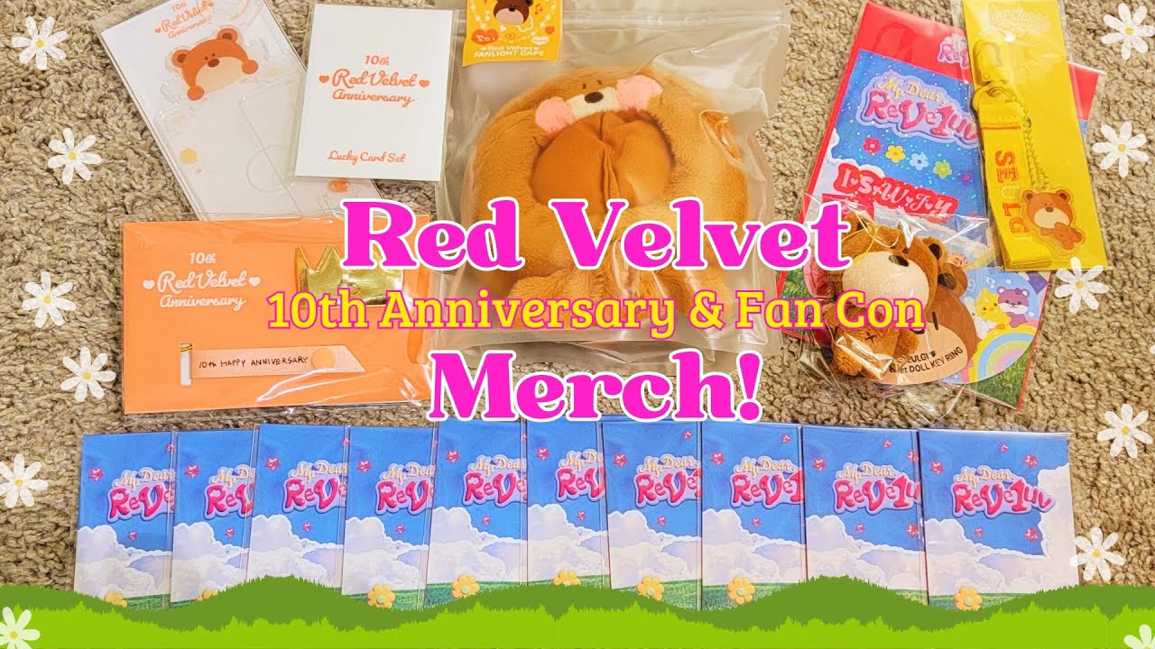 Red Velvet Merch Haul! [10th Anniversary & My Dear Reveluv Fan Con]
