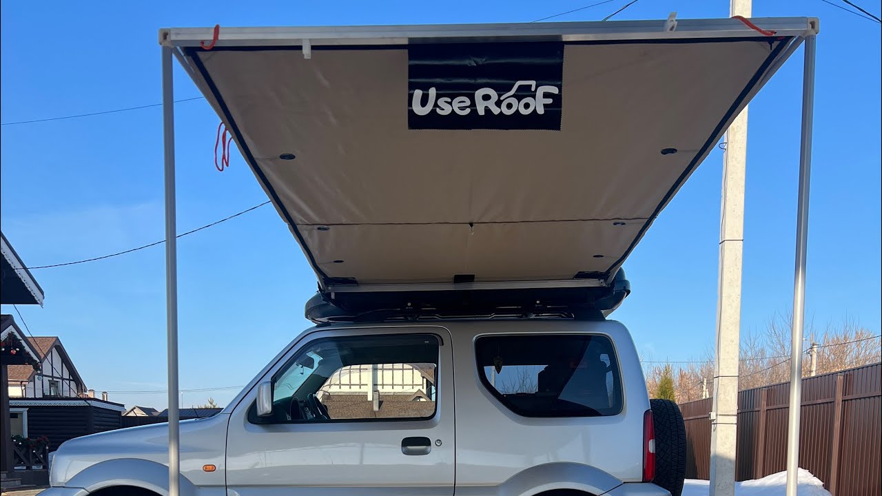 Мини-Обзор на маркизу от Use Roof для Suzuki Jimny