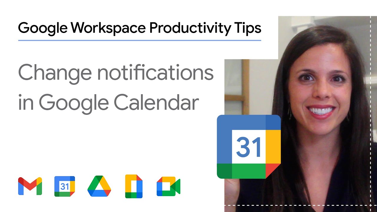 How to change notifications in Google Calendar using Google Workspace for business