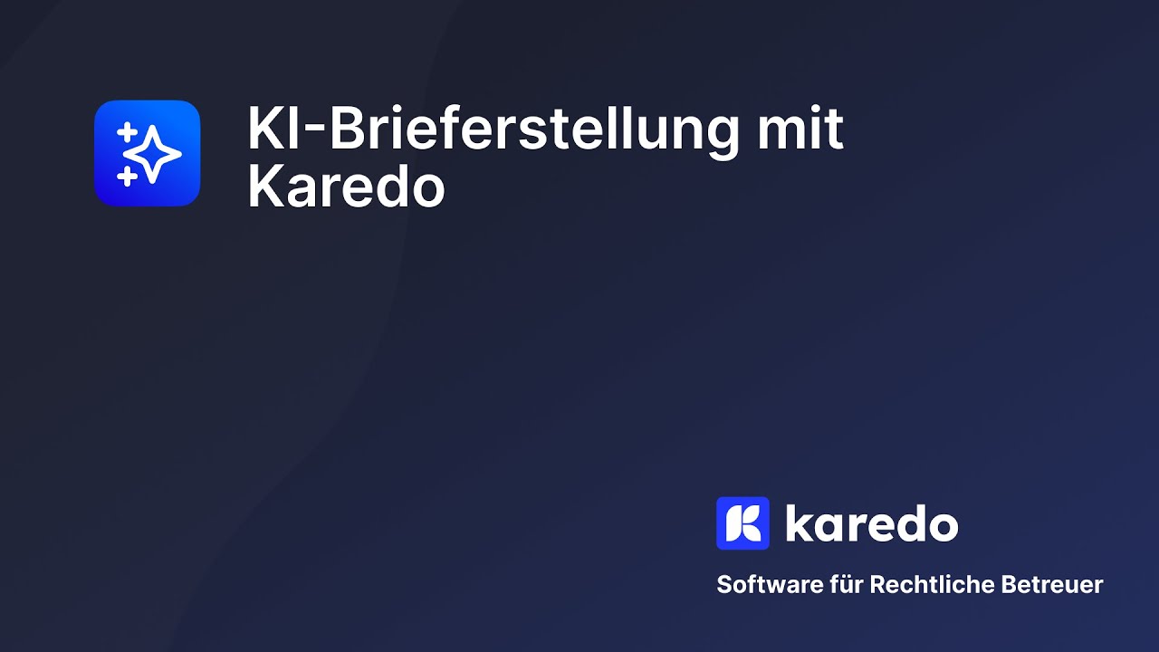 Briefe mit KI erstellen in Karedo