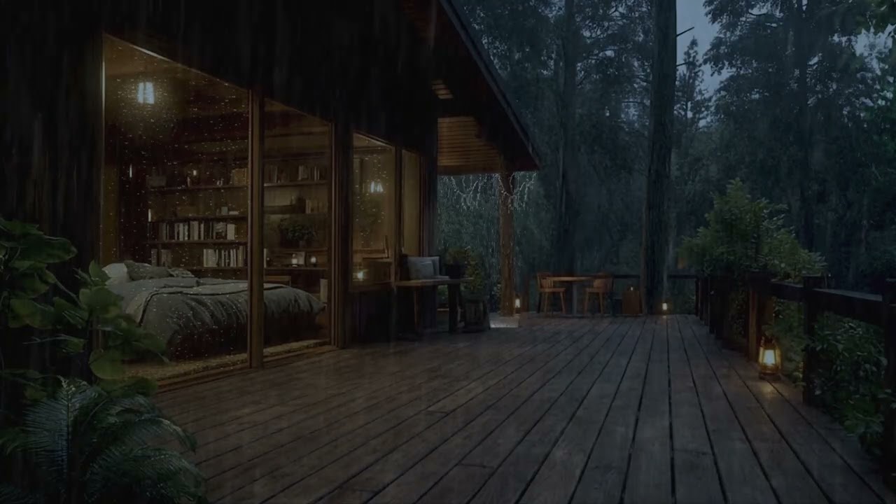 Calming Rain in the Forest for Deep Sleep | Natural Rain Sounds for Relaxation and Insomnia Relief