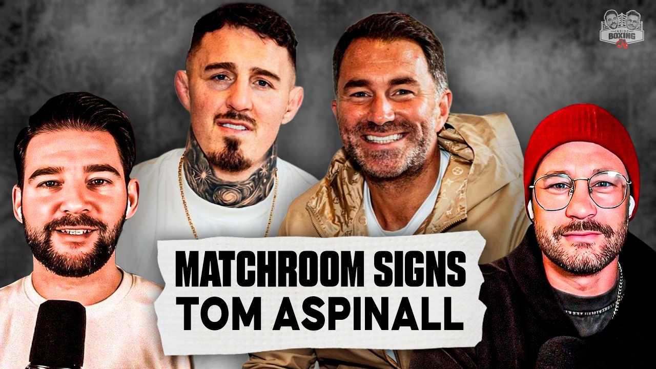BREAKING NEWS: Tom Aspinall signs with Eddie Hearn and Matchroom Talent Agency