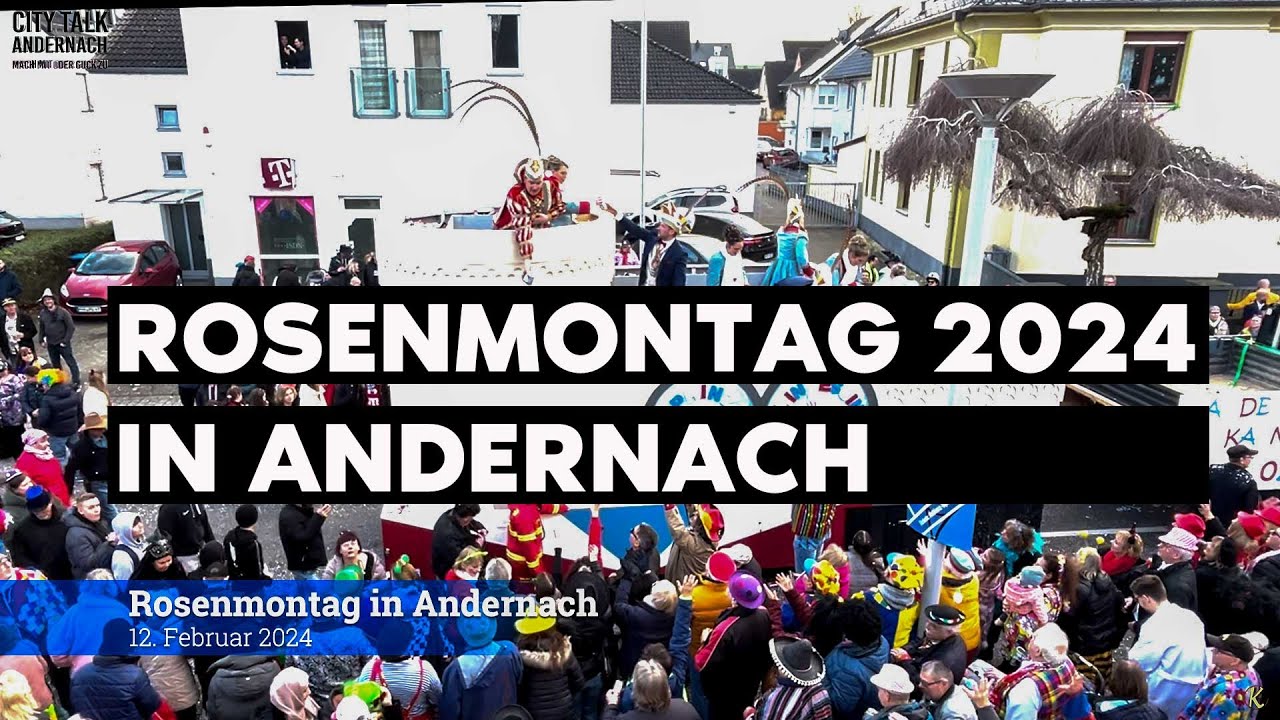 Rosenmontag in  Andernach