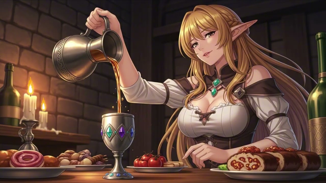 🍺 Welcome in Elf Tavern Fantasy Music for Focus & Calm & Relaxing Studying and Escape real world 🍺