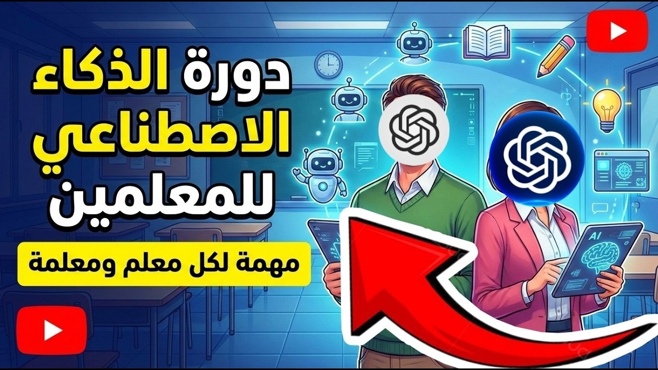 توقف عن التحضير اليدوي! تعلم أسرار الذكاء الاصطناعي للمعلم في هذه الدورة.