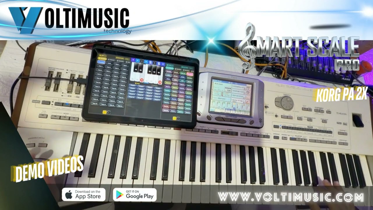 تجربة قوية: Korg PA2X + Smart Scale Controller Pro