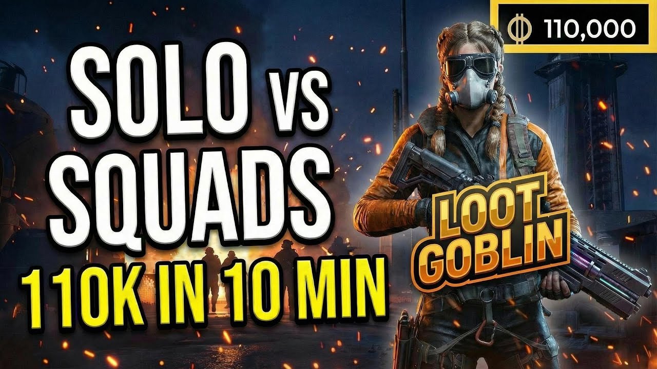 Соло против отрядов: Loot Goblin - 110k за 10 минут (Ночной рейд на космопорт) | ARC Raiders