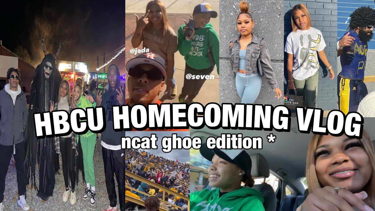 HBCU HOMECOMING VLOG NCAT GHOE EDITION 💙💛