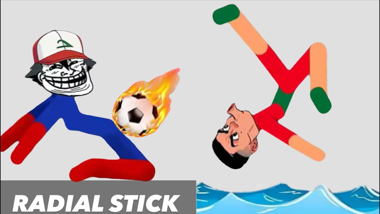 Best Falls | Stickman Dismounting compilation of funny moments RADIAL STICK #683