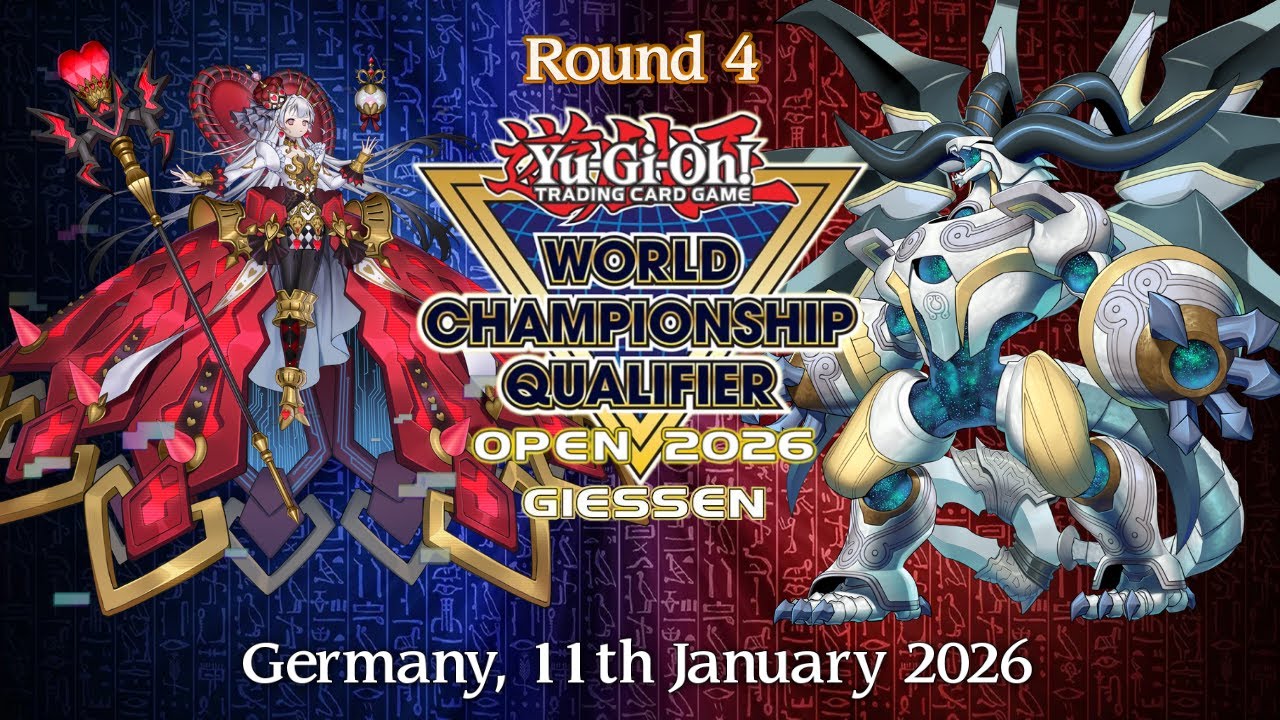 WCQ OPEN GIESSEN │ Maliss VS Dracotail │ Round 4 Yu-Gi-Oh! January 2026