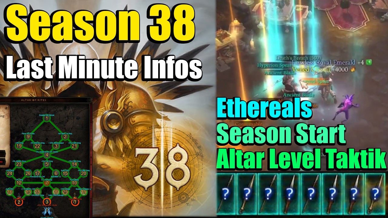 Diablo 3 | Season 38 Lars Minute Info | Season Start etc.