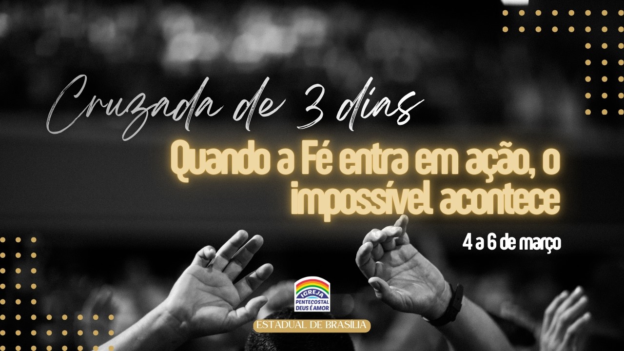 9h50 | IPDA AO VIVO | Cruzada de 3 dias - 