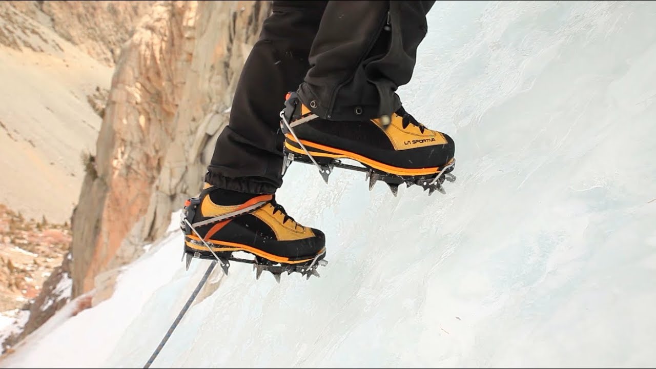Ice Climbing: 5. Wearing & Adjusting Crampons | Climbing Tech Tips