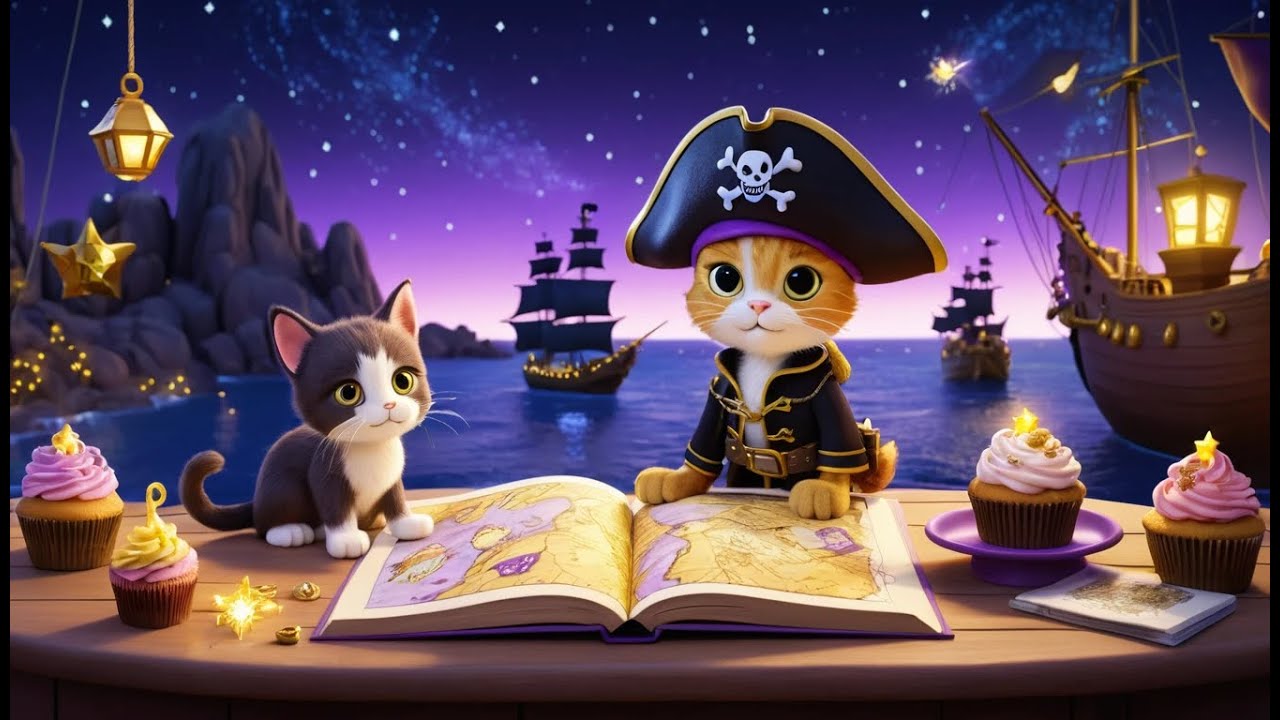 Pirate Paws and the Treasure Hunt | Adventure Song for Kids | Fun Pirate Nursery Rhyme