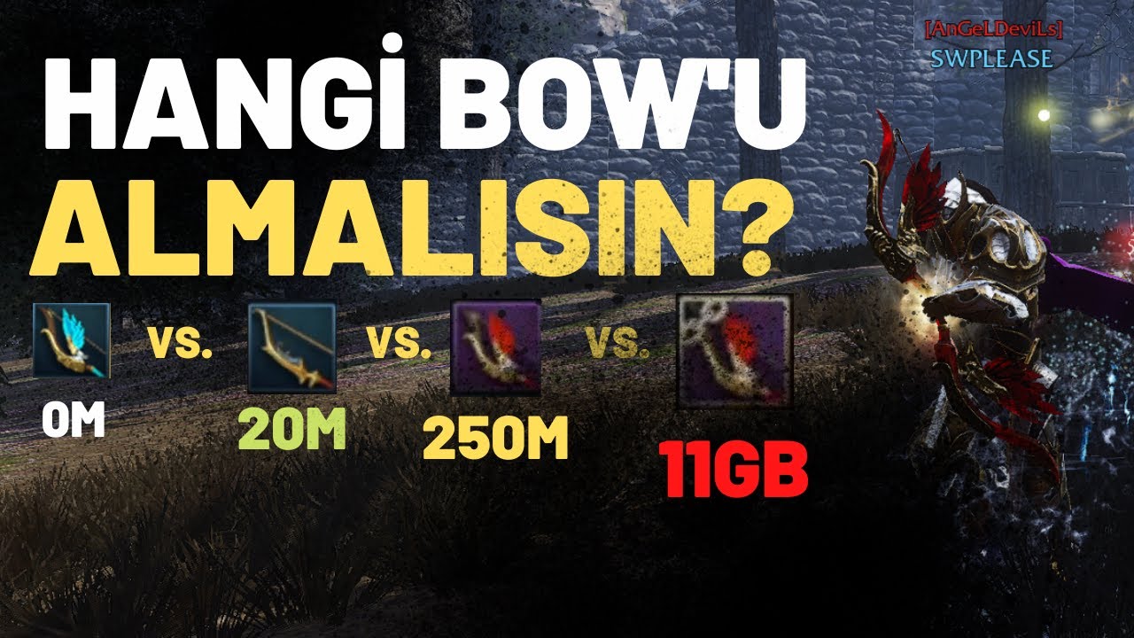 Rise Online Okçu Bow Tavsiyesi - Hangi Bow'u Tercih Etmelisin? Golden Bow +7 - Vixen +6 - Vixen +7