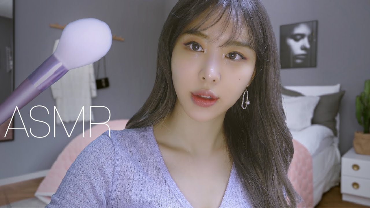 ASMR 몰래 친구 메이크업 해주기! RP❤️｜(sub) 빠른속도,후시녹음 Makeup Roleplay