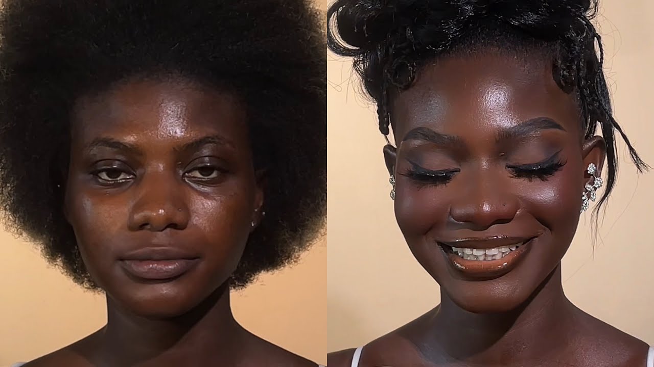 DARK SKIN BRIDAL MAKEUP Tutorial 