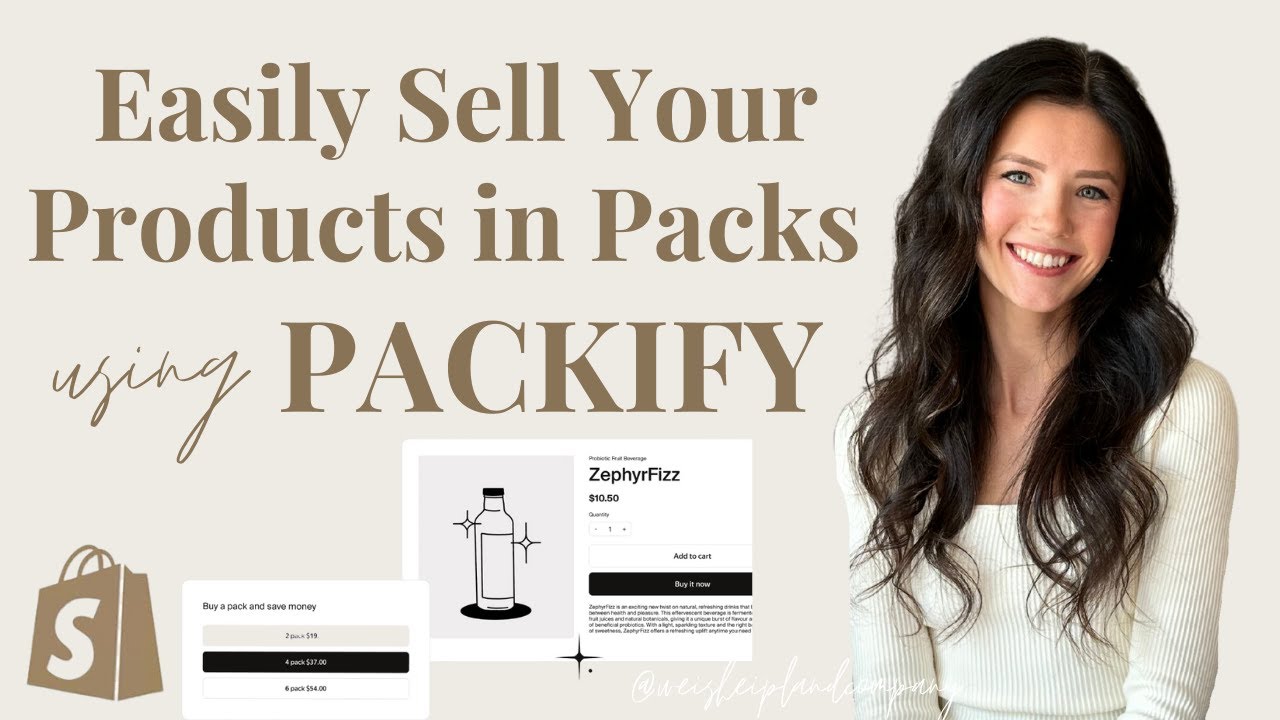 How To Sell Your Products in Packs on Shopify | Packify App Review