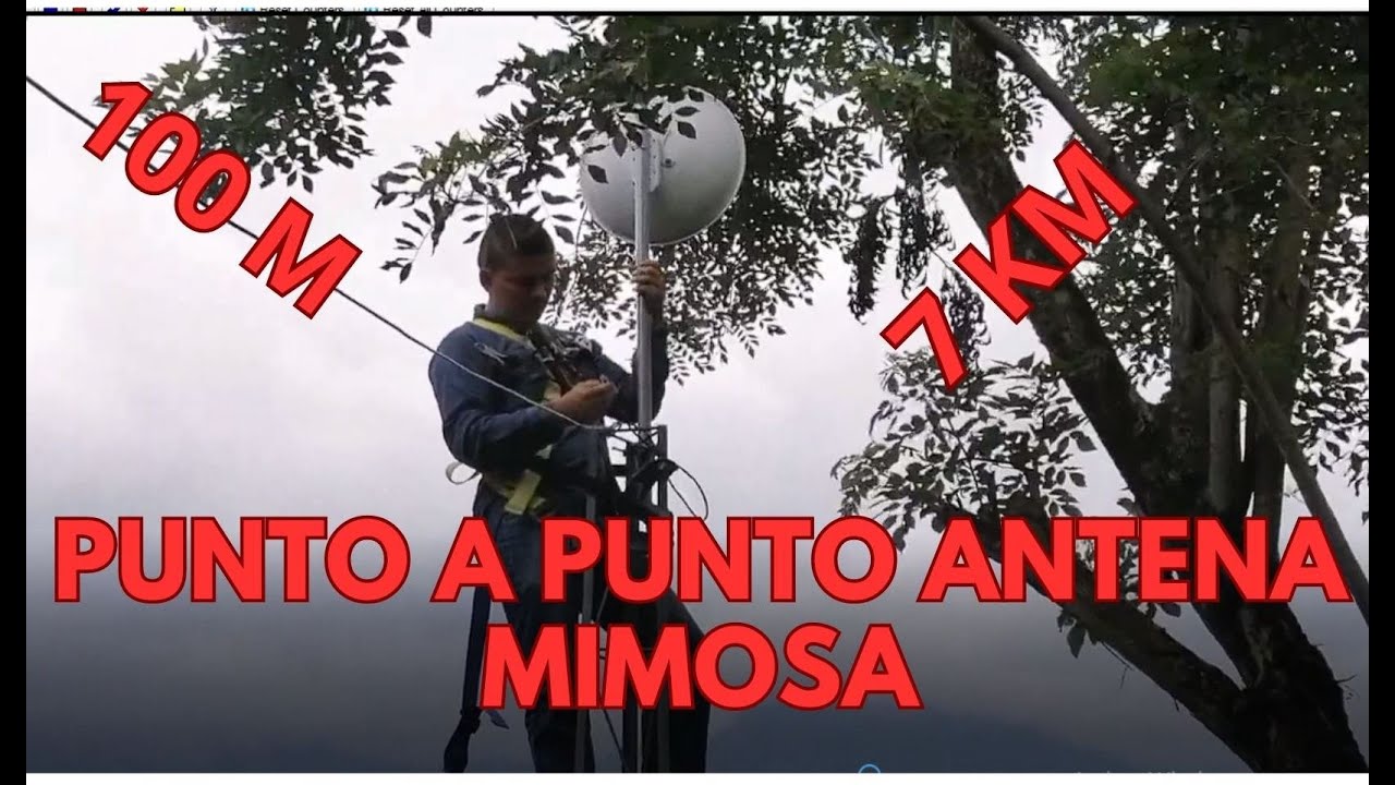 PUNTO A PUNTO ANTENA MIMOSA C5X 100 MB DESCARGA