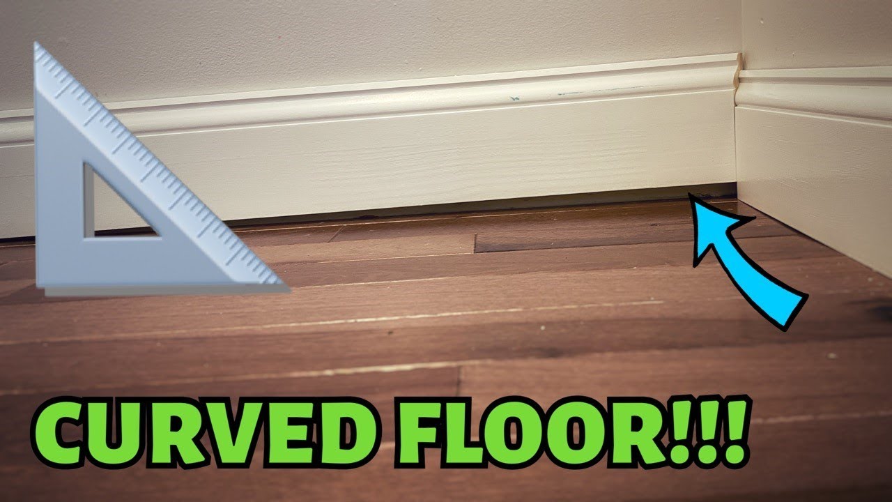How to Fix Wall Base on a Crooked Sloped Floor
