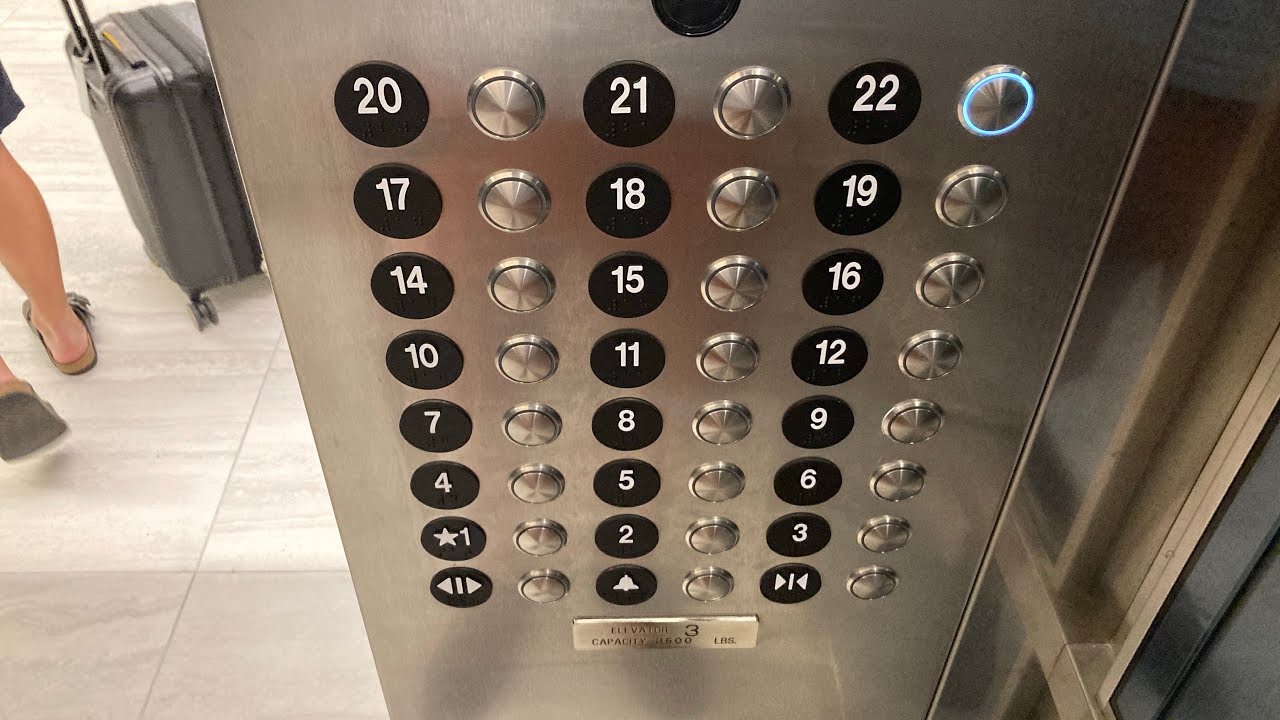 Brand New&Fast 600 FPM ThyssenKrupp Traction Elevators  Element/AC Hotel Miami Brickell Miami FL