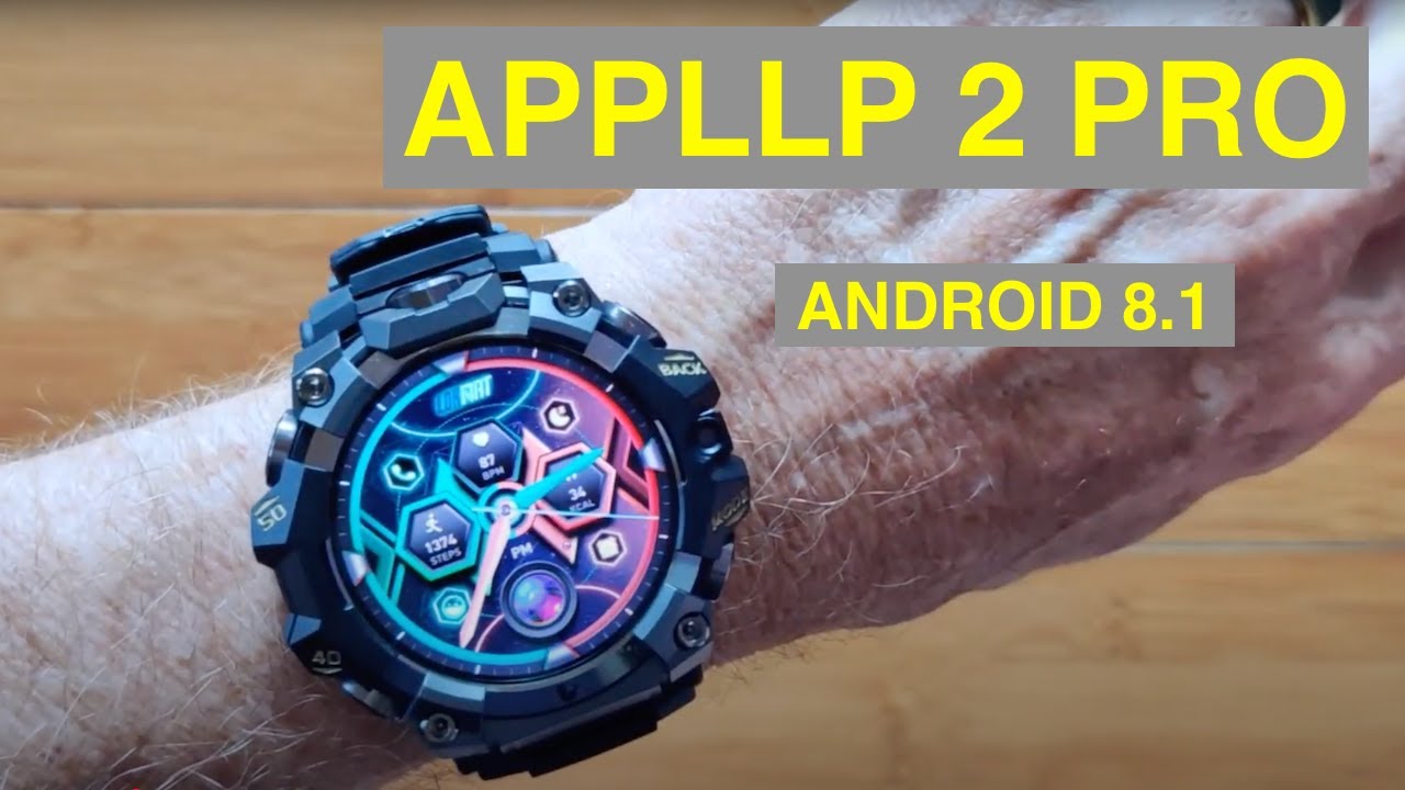 LOKMAT APPLLP 2 PRO Round AMOLED Android 8.1 Dual Cams 4GB/64GB 4G Smartwatch: Unboxing & 1st Look