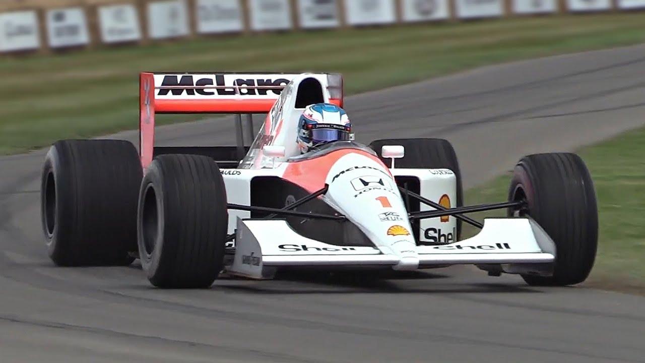 F1 cars of the 90s SCREAMING on the Goodwood Hillclimb |Minardi M191B, McLaren MP4/6, Williams FW14B
