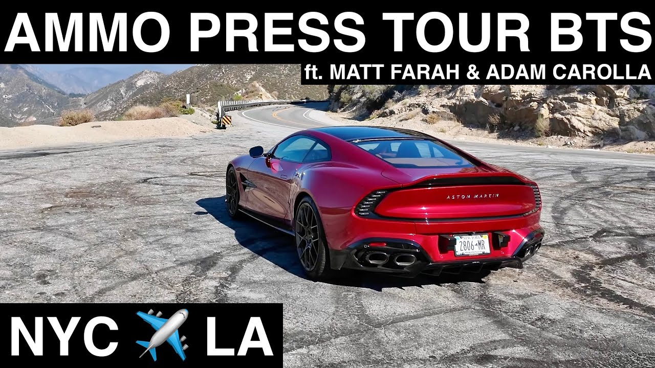 Extreme Detailing Press Tour BTS with Matt Farah, Adam Carolla, & Kevin Brown