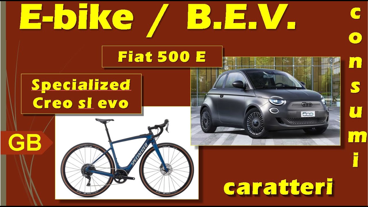E-BIKE vs AUTO ELETTRICA - un parallelo inventato tra i caratteri di e-bike e  auto elettrica