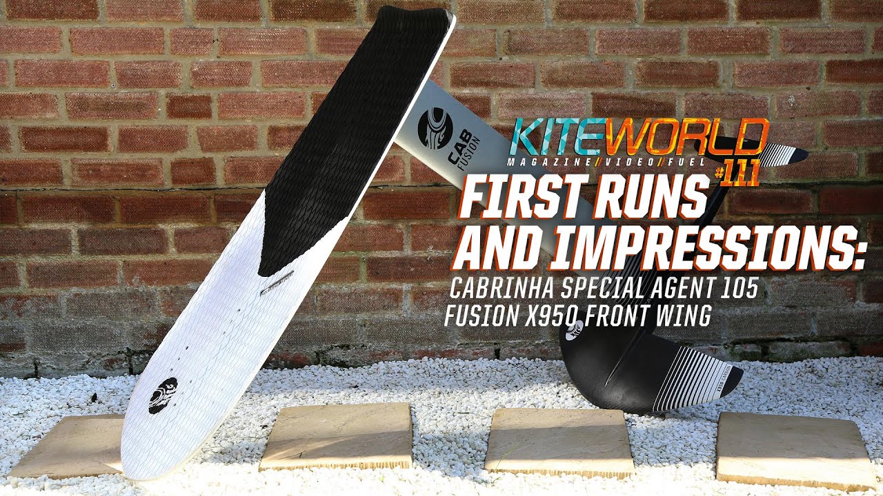 First Runs: Cabrinha Special Agent 105 and X950 front wing - Kiteworld Magazine