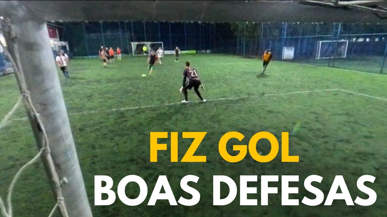 FIZ GOL E BOAS DEFESAS NO 1° RACHÃO DO ANO