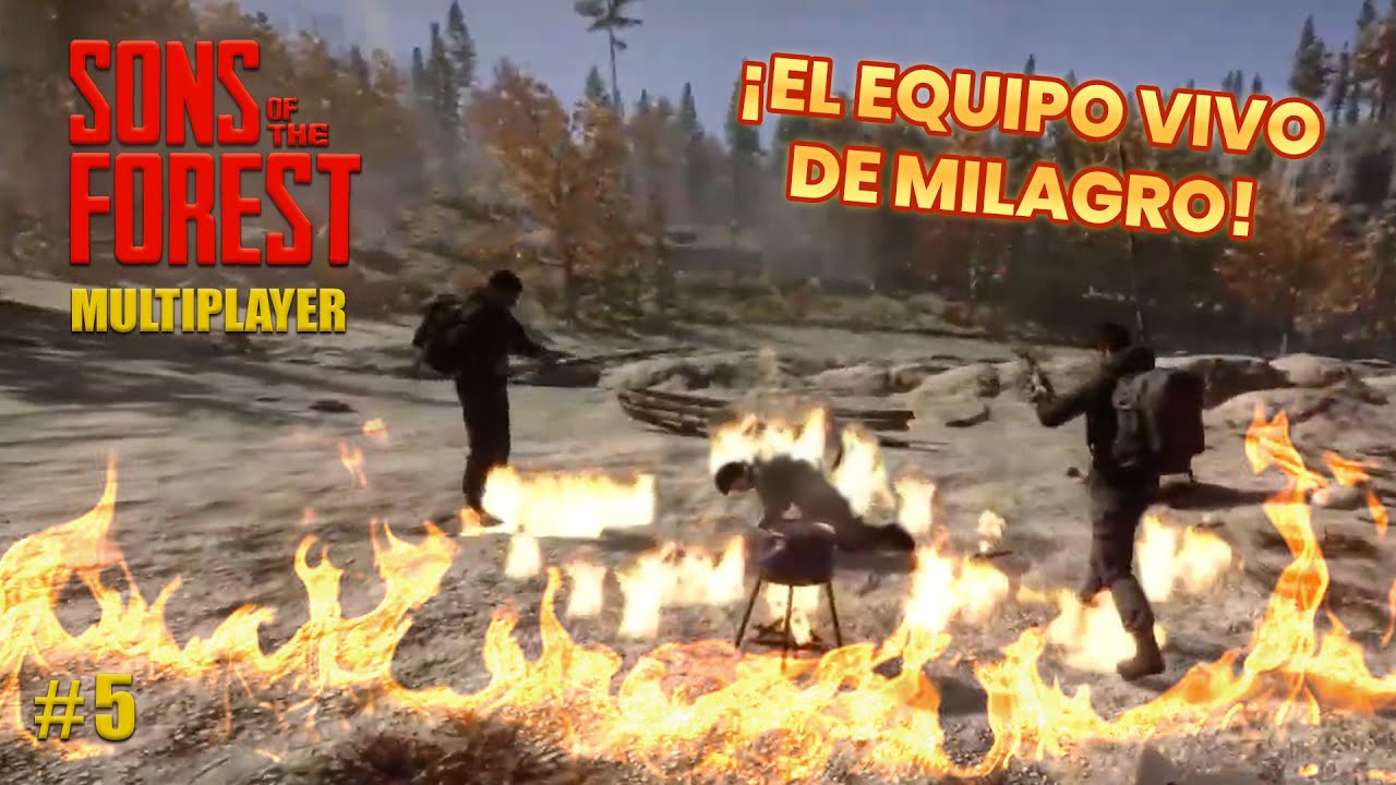 Entre todos no hacemos UNO inteligente!!! 🔥🏕️ | Sons of the Forest (Gameplay latino)
