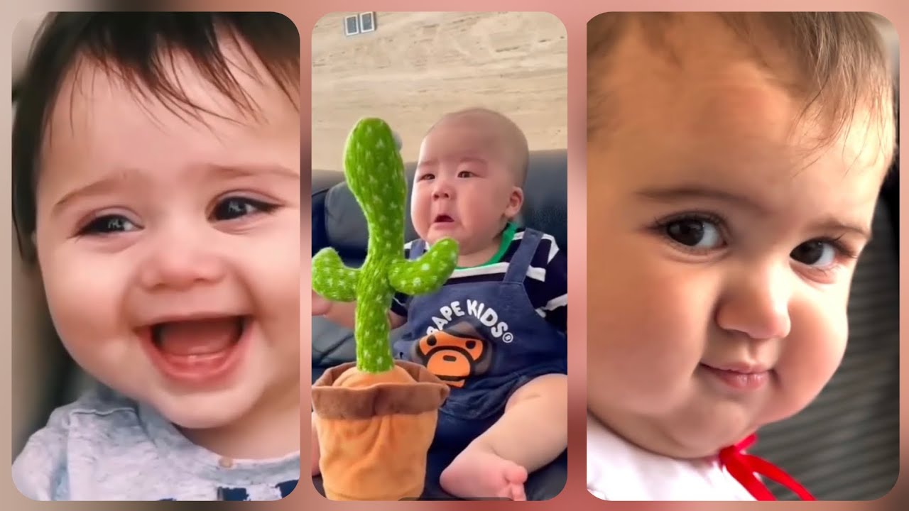 Cute babies funny moment video 🥰👶#trending #babu #cutebaby #cactus 