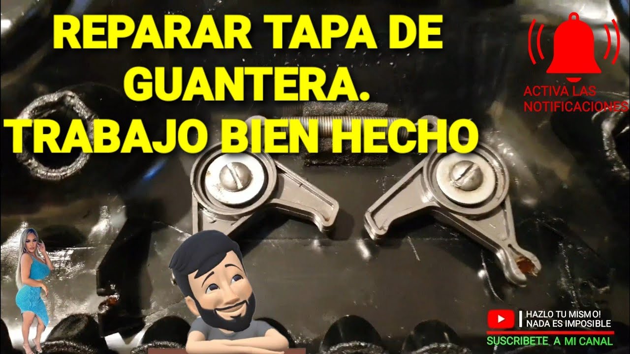 Reparar tapa de guantera: 2 reparaciones en 1 fácil, algo laborioso.