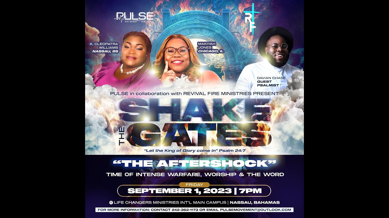 Shake The Gates - The Aftershock | Friday, September 1st, 2023 | 7pm