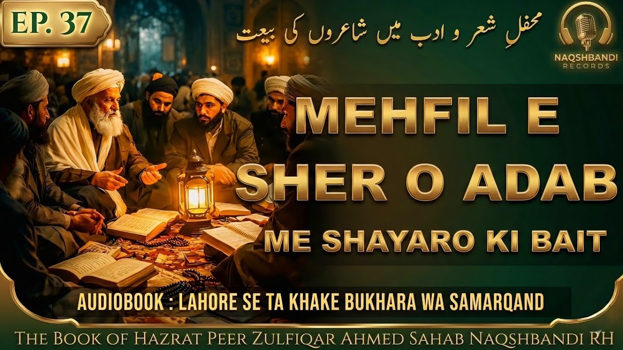 Mehfil E Sher O Adab Me Shayaro Ki Bait | EP.37 | Hazrat Peer Zulfiqar Sahab Naqshbandi RH 
