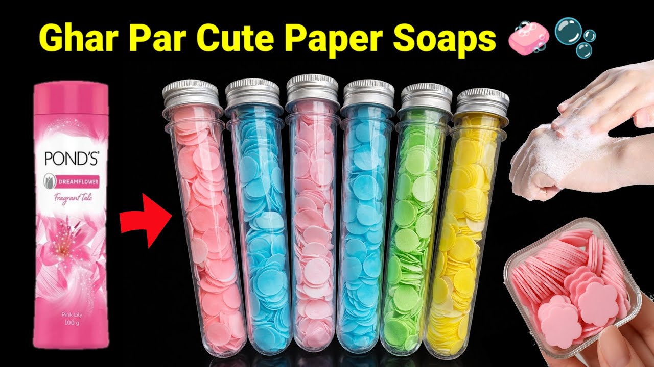 Homemade paper soap making kit/homemade paper soap/How to make paper soap/paper soap making/#soap