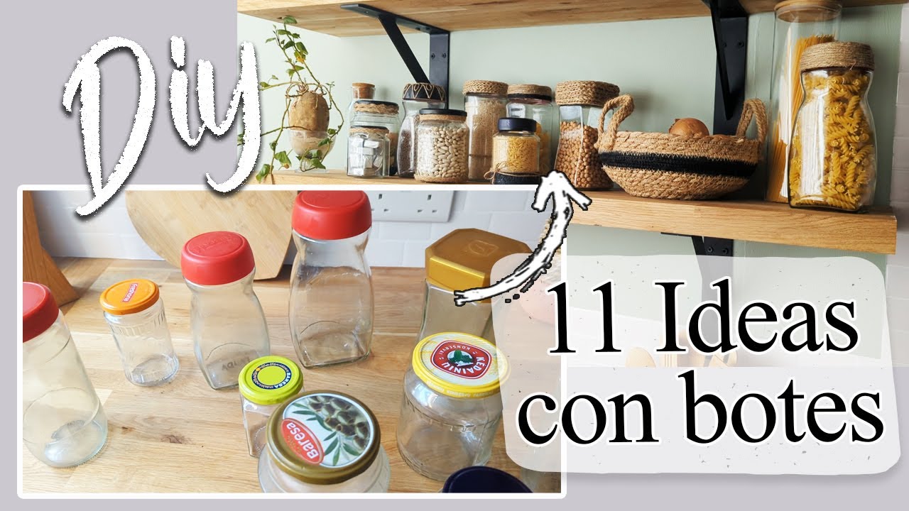 ♻️Cómo RECICLAR BOTES de conserva para DECORAR una COCINA RÚSTICA | Shanti Irene