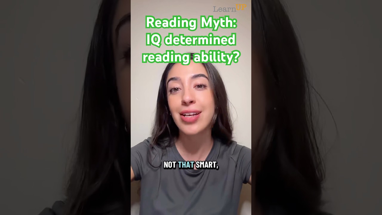 You heard it here: Reading ability has NOTHING to do with intelligence! #reading #phonics #education