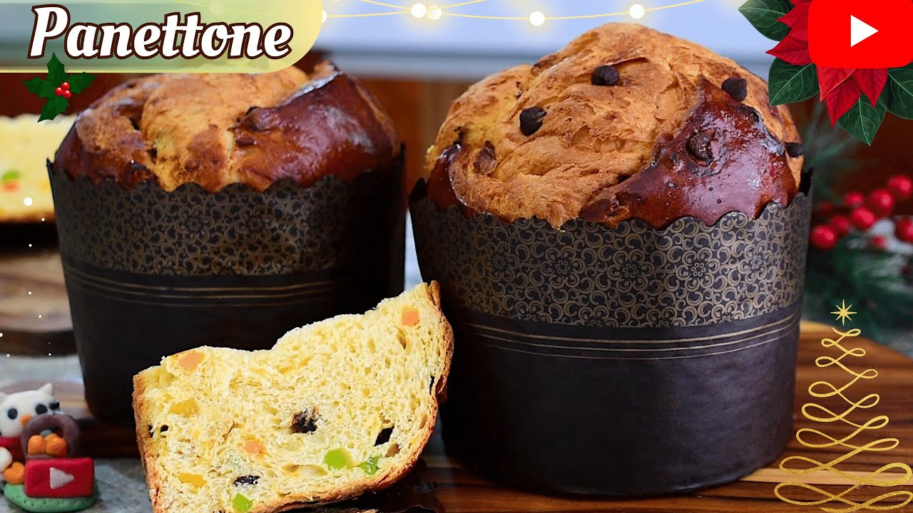 ✅PANETTONE Pan Dulce para NAVIDAD🎁🎄SUAVE y ESPONJADITO|Dulce Hogar Recetas💕