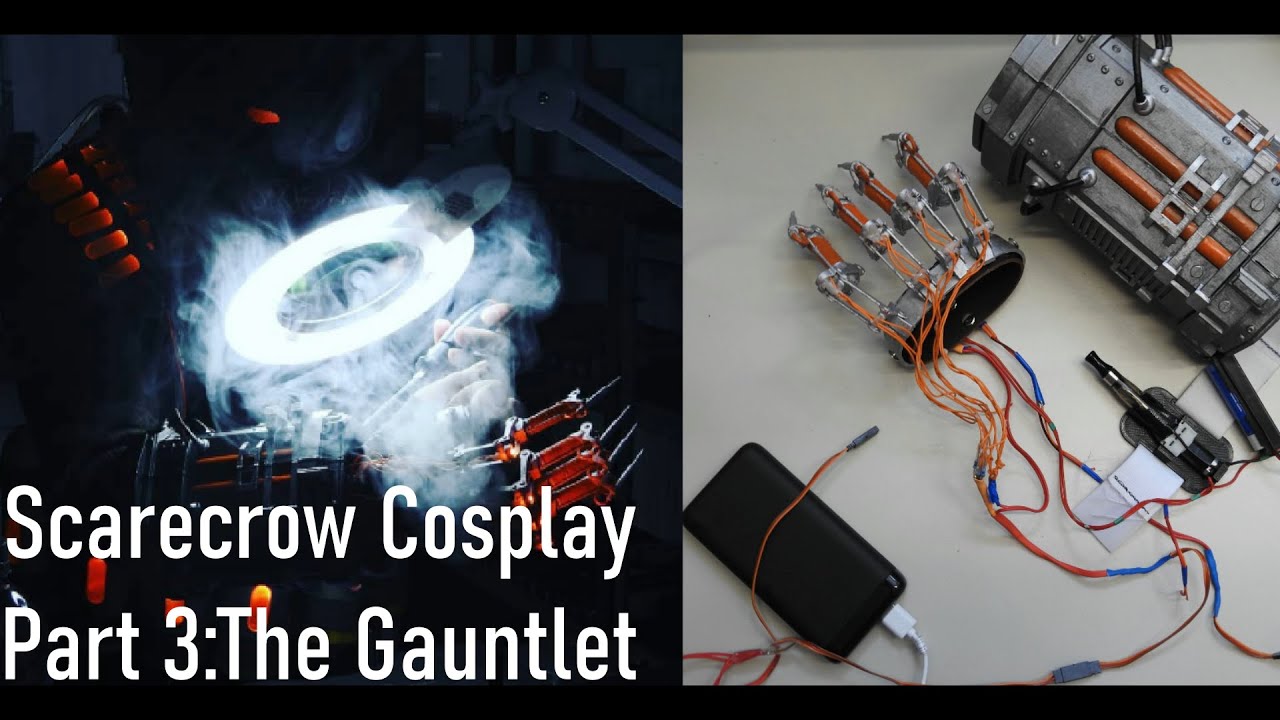 Scarecrow-Cosplay Tutorial Part 3: The Gauntlet | nicstri cosplay