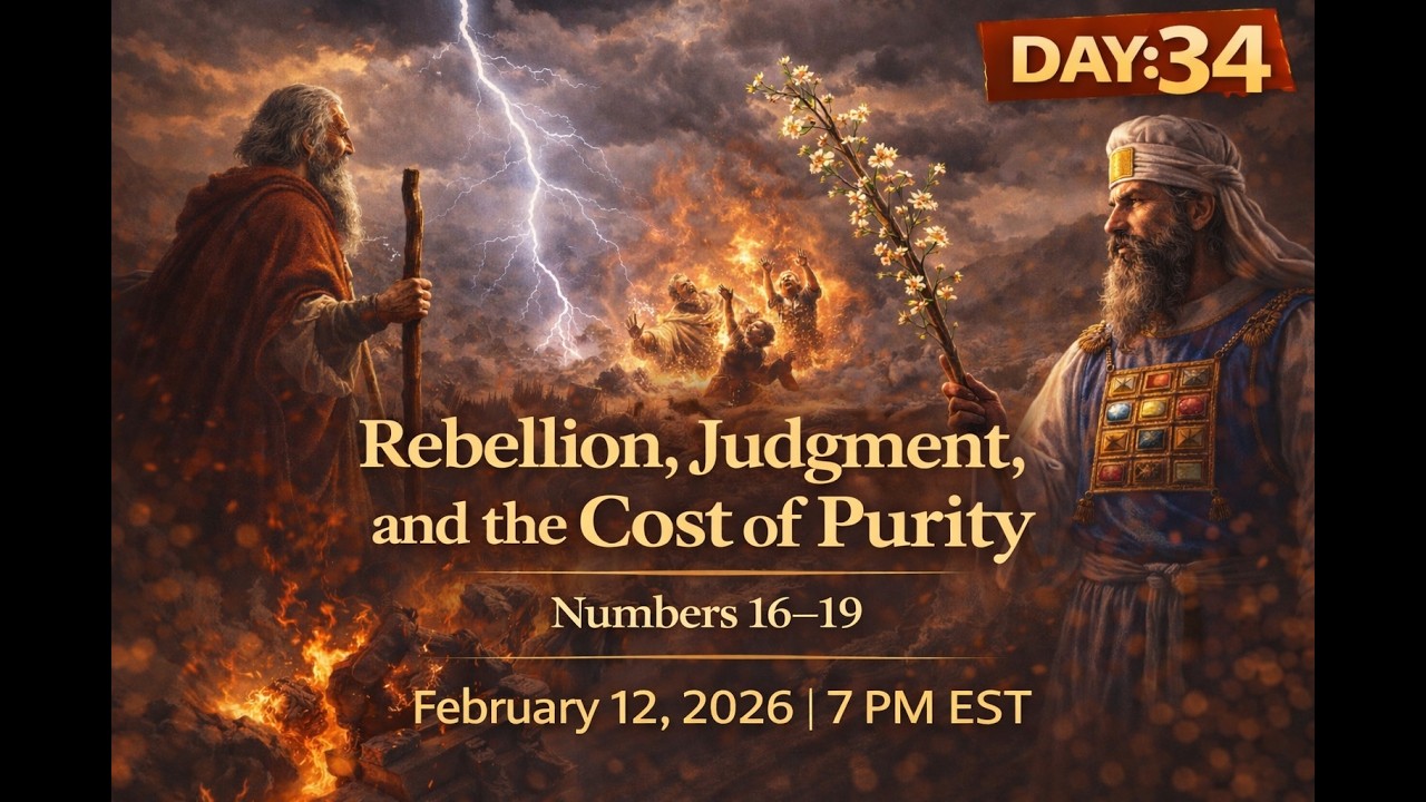 When Rebellion Meets Authority | Numbers 16–19 | Day 34