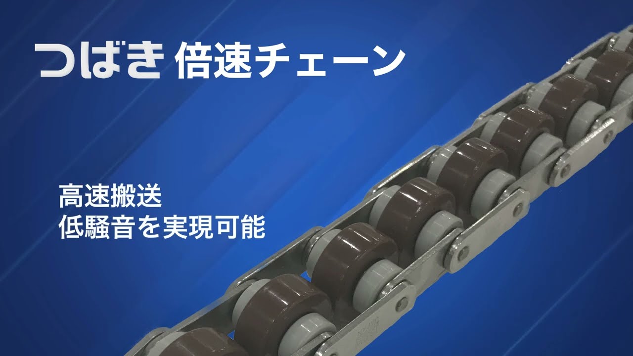 つばき 倍速チェーンのご紹介【椿本チエイン】